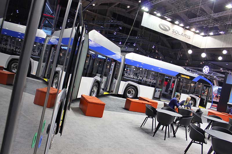 Der Doppelgelenk-Obus Trollino 24 ist der lngste Bus, den Solaris jemals gebaut hat.