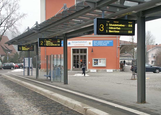 Bürgerbahnhof Landsberg – Bussteige