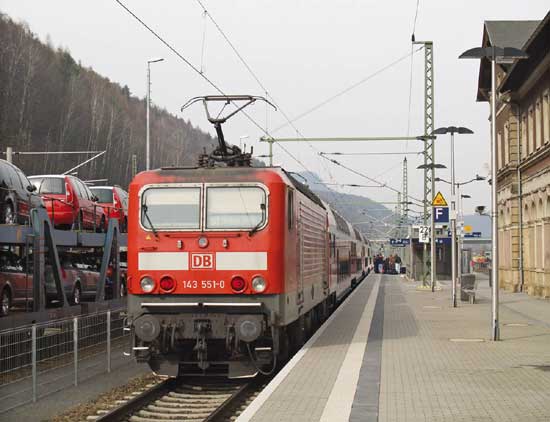 Bahnhofs Bad Schandau